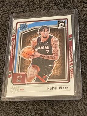 Kel’el Ware 2024-25 Panini Optic Rated Rookie-Miami Heat